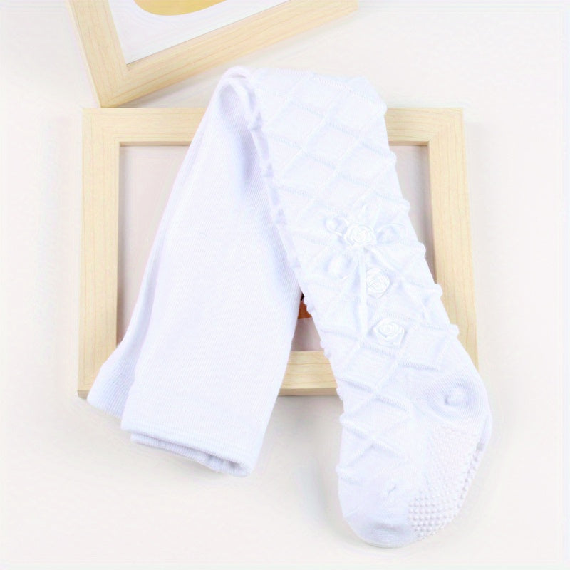 Rose Petal Baby Leggings Made with Combed Cotton