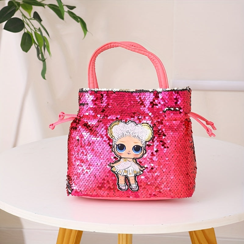 Sequin Unicorn Doll Handbag Coin Purse for Girls