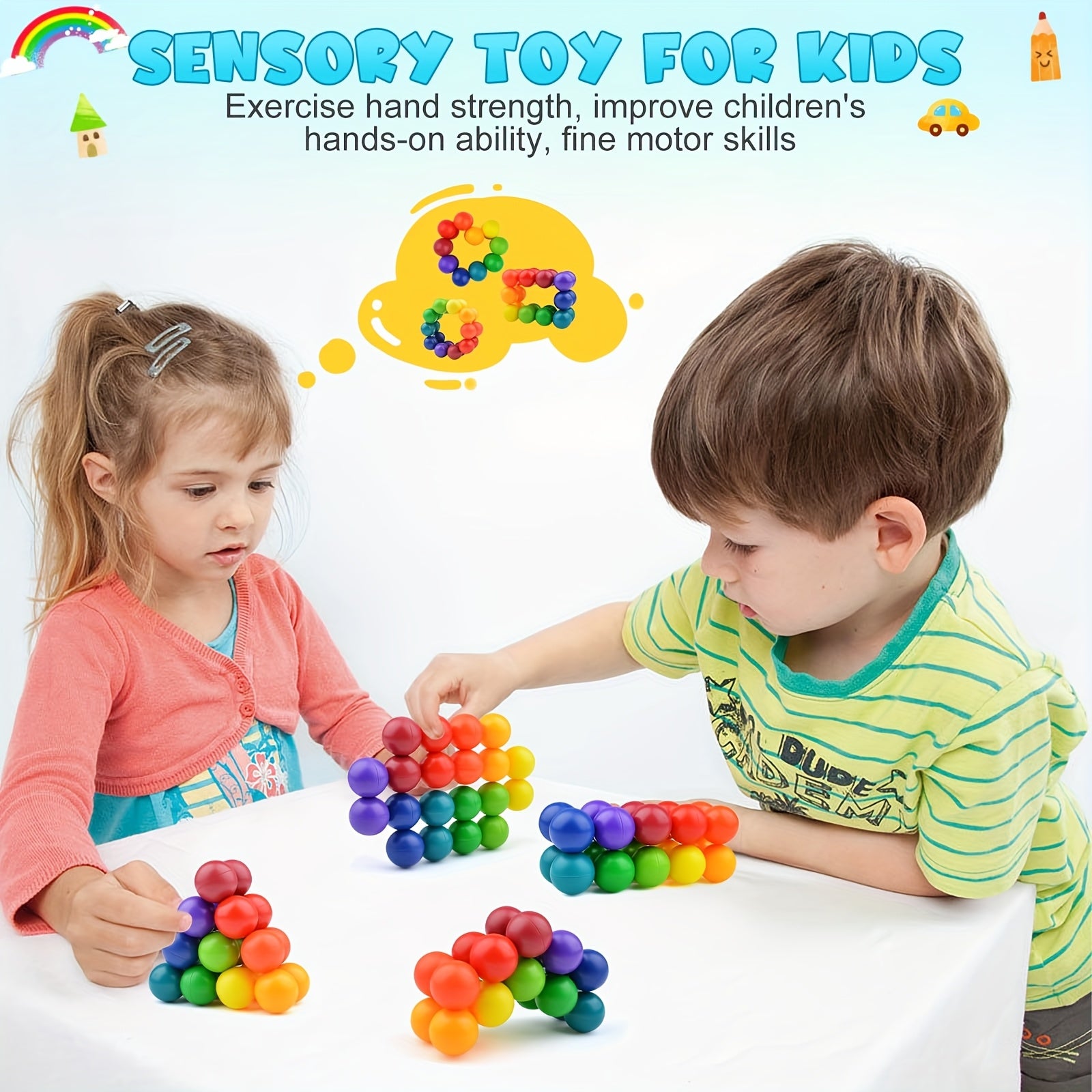 20pc Sensory Fidget Toys for Autistic Children - Autism Toys for Toddlers