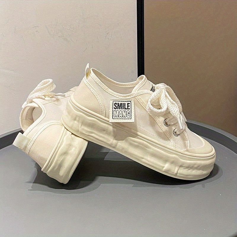 Women's Letter Graphic Skate Shoes Breathable Mesh Flat Shoes