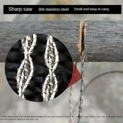 Mini Pocket Wire Saw for Outdoor Camping Survival