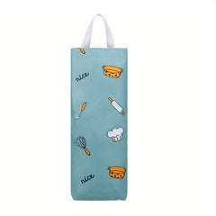 Plastic Bag Holder Wall Mount - Grocery Bag Storage Dispenser