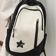 Large Capacity Retro Style Backpack Lightweight with Laptop Compartment