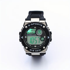 Unisex Luminous Sports Digital Watch Waterproof Alarm Clock