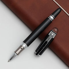 Lacquer Metal Roller Ball Pen Silver Clip 2 Colors Office Business School Gift