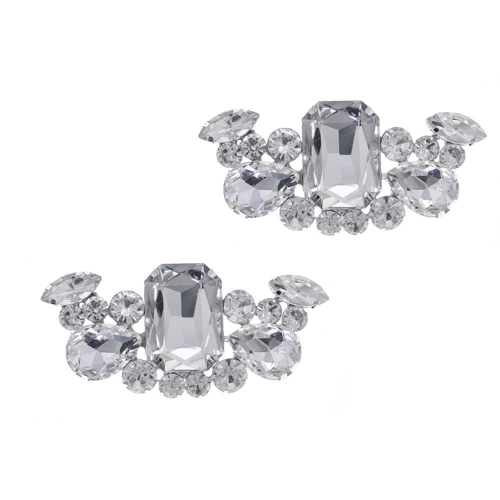 Crystal Shoe Buckles Women Shoe Clips DIY Wedding Party