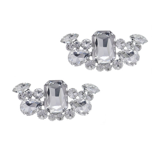Crystal Shoe Buckles Women Shoe Clips DIY Wedding Party