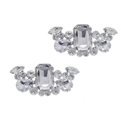 Crystal Shoe Buckles Women Shoe Clips DIY Wedding Party
