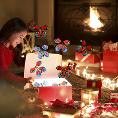 10pcs Magic Flying Butterfly Toy for Greeting Card Surprise