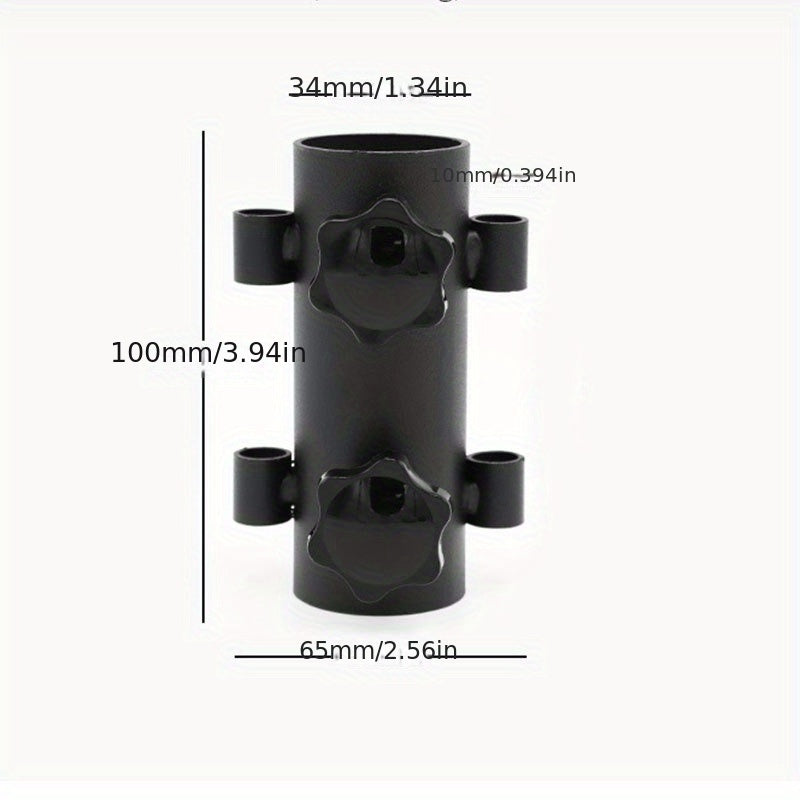Adjustable Steel Canopy Pole Fixer for Camping