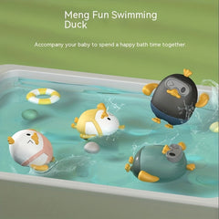Summer Children's Bath Pull Line Duck Playing Water Baby Swimmin