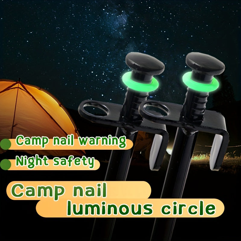 10pcs Green Reflective Polyester Round Shim for Nighttime Visibility