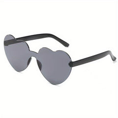 Peach Heart Sunglasses Candy Love Glasses Y2K Eyeglasses