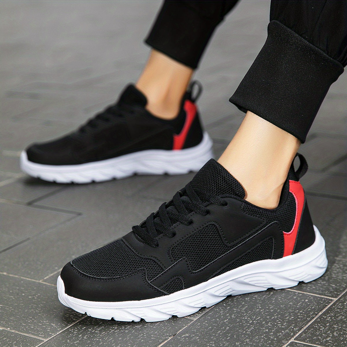 Boys Striped Running Shoes Outdoor Anti-skid Sneakers