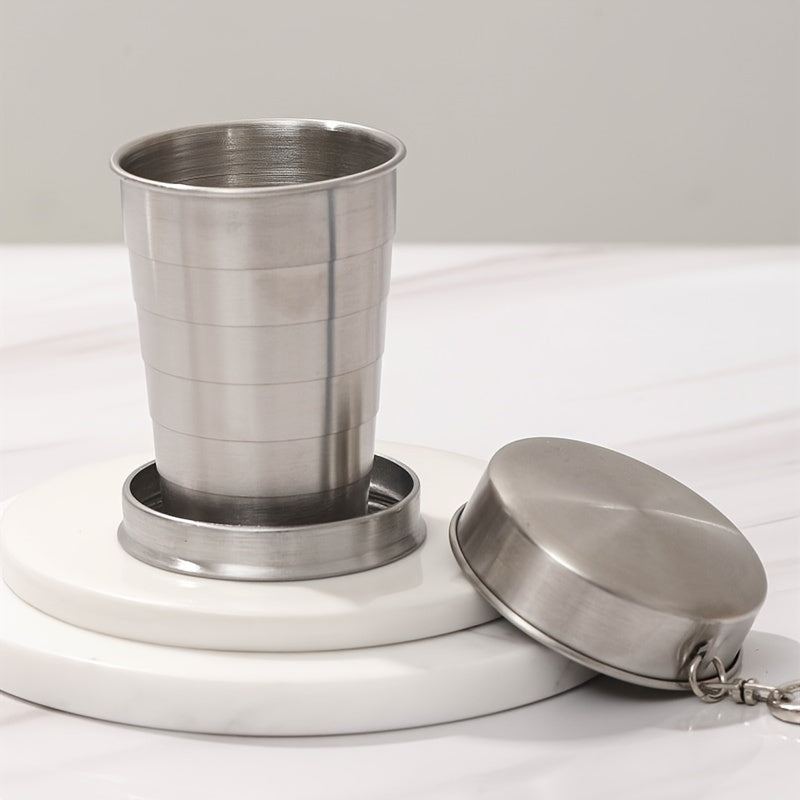 Stainless Steel Telescopic Water Cup - Portable Mini Cup