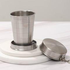 Stainless Steel Telescopic Water Cup - Portable Mini Cup