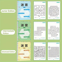 Maze Game Book for Intelligence Development