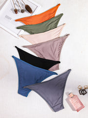 7 Pcs Ribbed Seamless Panties Soft & Comfy Women's Lingerie