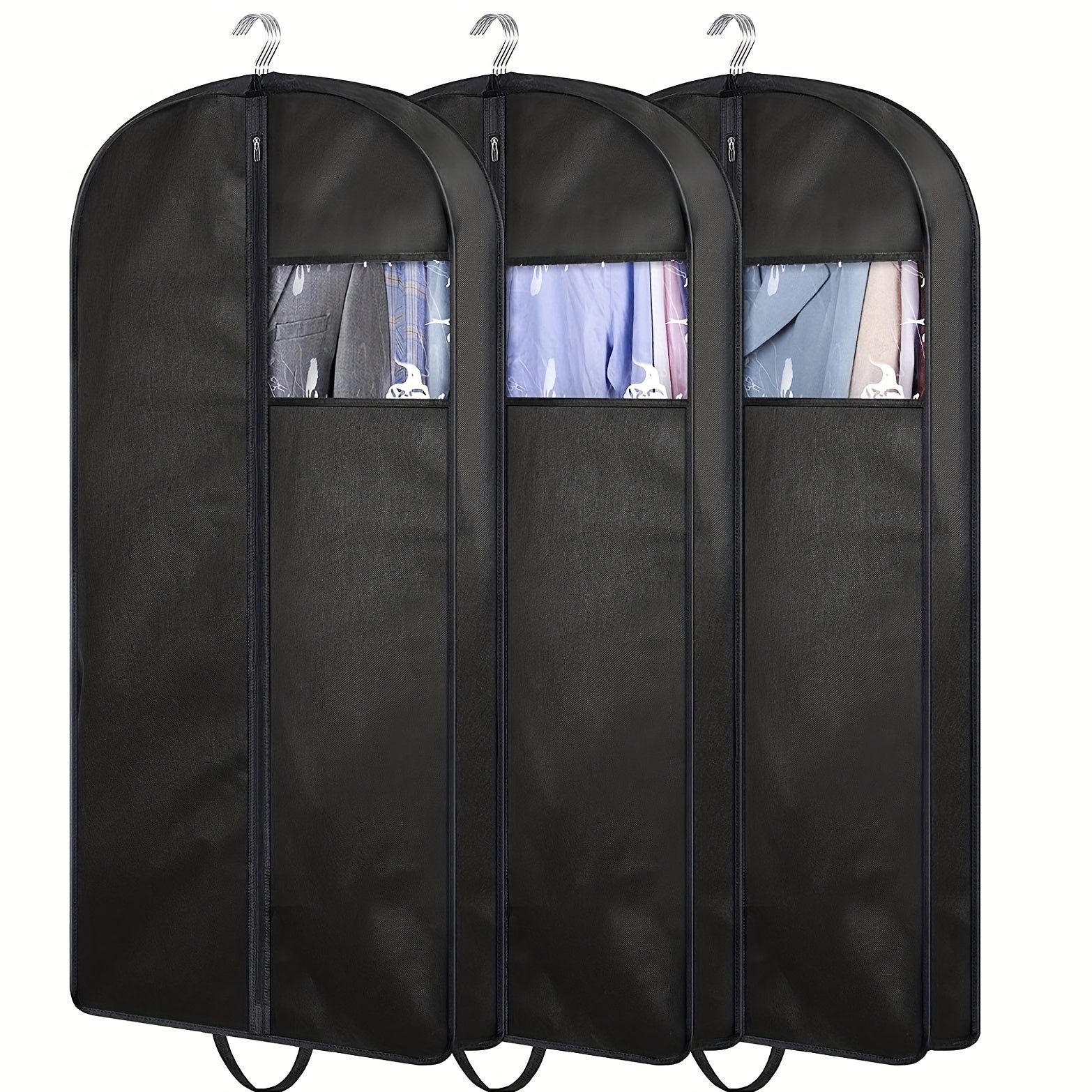 Suit Bags for Closet and Travel, Pack of 3