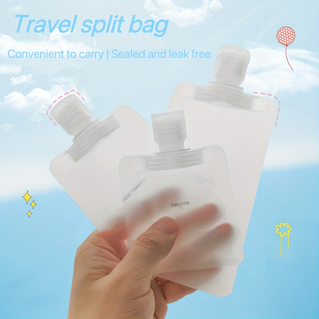 5 Pcs Travel Storage Pouch Lightweight Shampoo Container