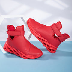 Men's Solid Ankle Sneakers Waterproof Non Slip Casual Shoes