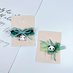 Adorable Panda Hair Clip Set