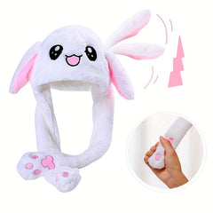 Plush Bunny Rabbit Cap Earmuffs for Girls