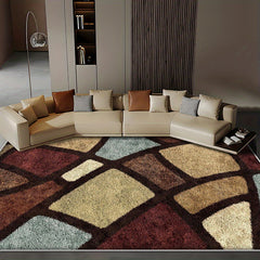 Bohemian Geometric Carpet Anti Slip Waterproof Washable