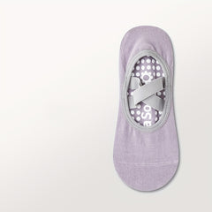Women's Non Slip Yoga Socks w/ Extra Grips, Cross Strap Design