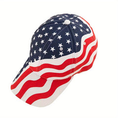 Flag Eagle Baseball Cap Unisex American Print Independence Patriotic Dad Hats