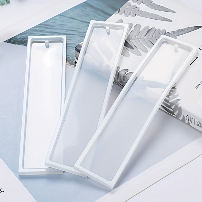DIY Rectangular Bookmark Silicone Mold for Epoxy Resin Jewelry Making