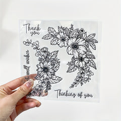 Cartoon Flower Silicone Stamp for Kids