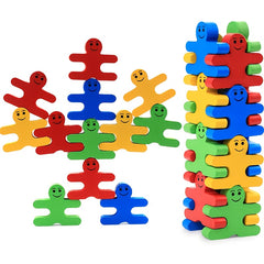 Wooden Balance Villain Blocks Montessori Toys for Toddlers