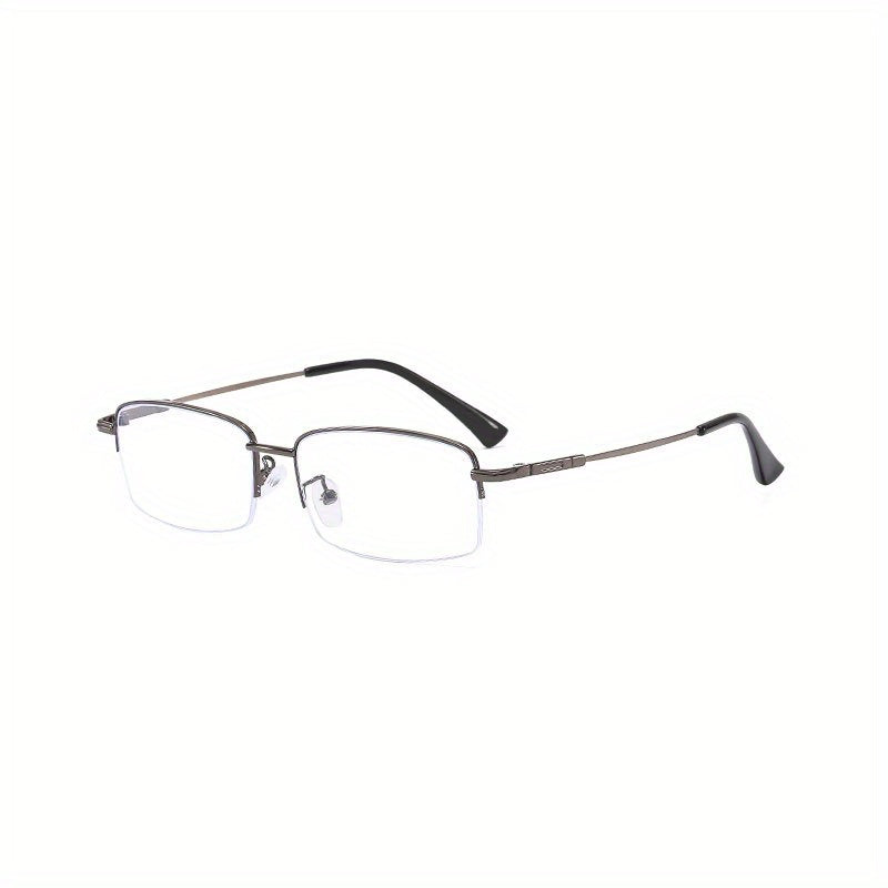Retro Square Frame Anti Light Glasses Metal Frame Men Women