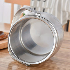 Stainless Steel Insulated Lunch Box 3 Layer Large Capacity Adult Rice Bucket