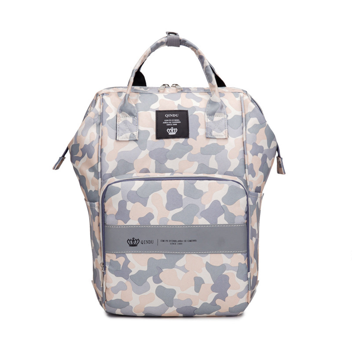 Waterproof Camouflage Diaper Bag Backpack Large Capacity for Moms