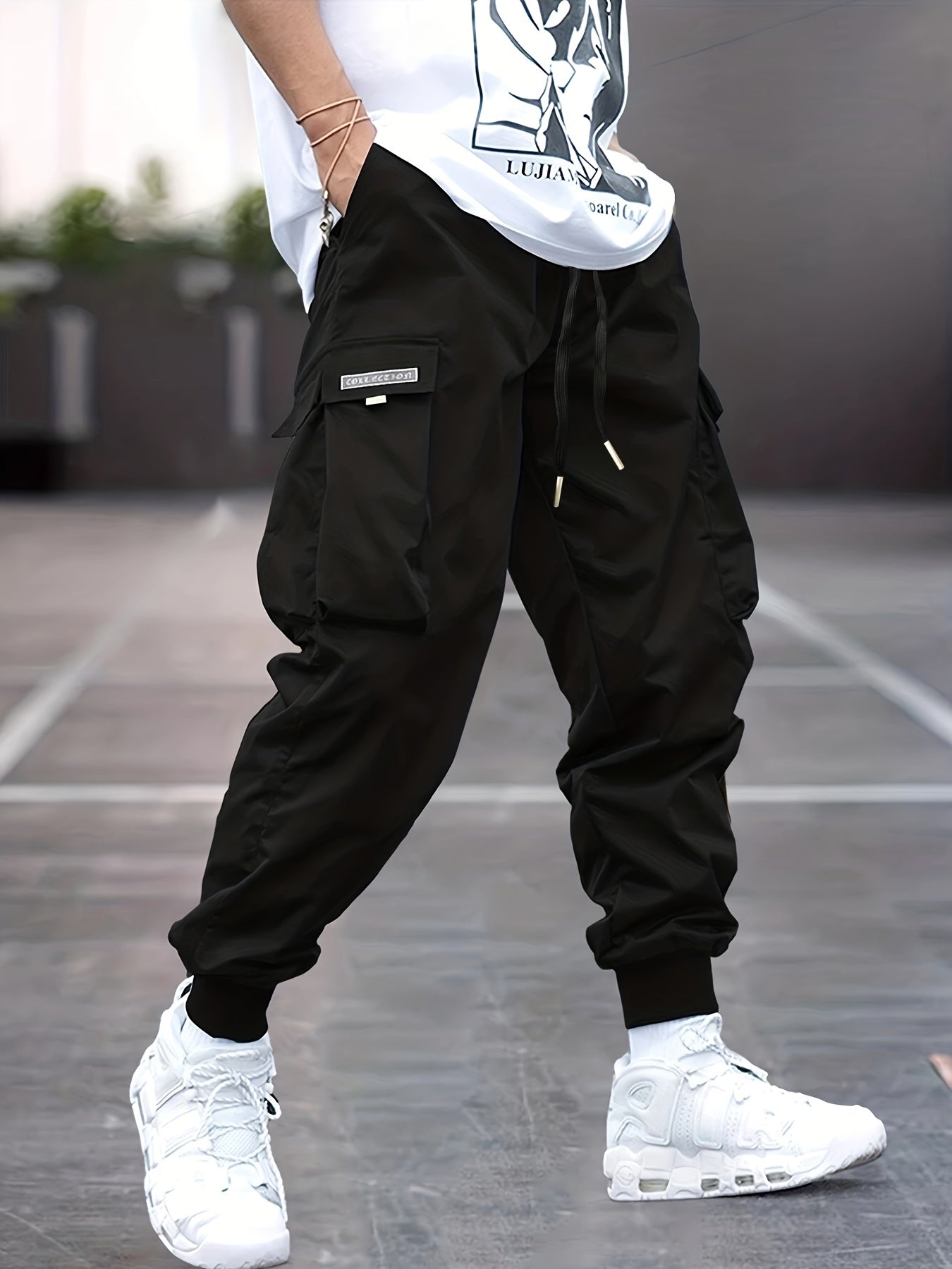 Men's Cargo Pants With Pockets Spring Autumn Outfits