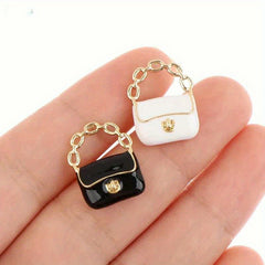 Dollhouse Handbags 1:12 Scale & Accessories with Golden Chain Strap
