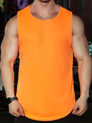 Men's Outdoor Sleeveless Shirt Breathable Workout Tank Top