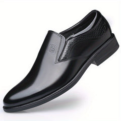 Men's Leather Loafer Shoes Comfy Slip On Dress Shoes