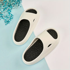 Men's Massage Slides Casual Non Slip Slippers Open Toe Shoes