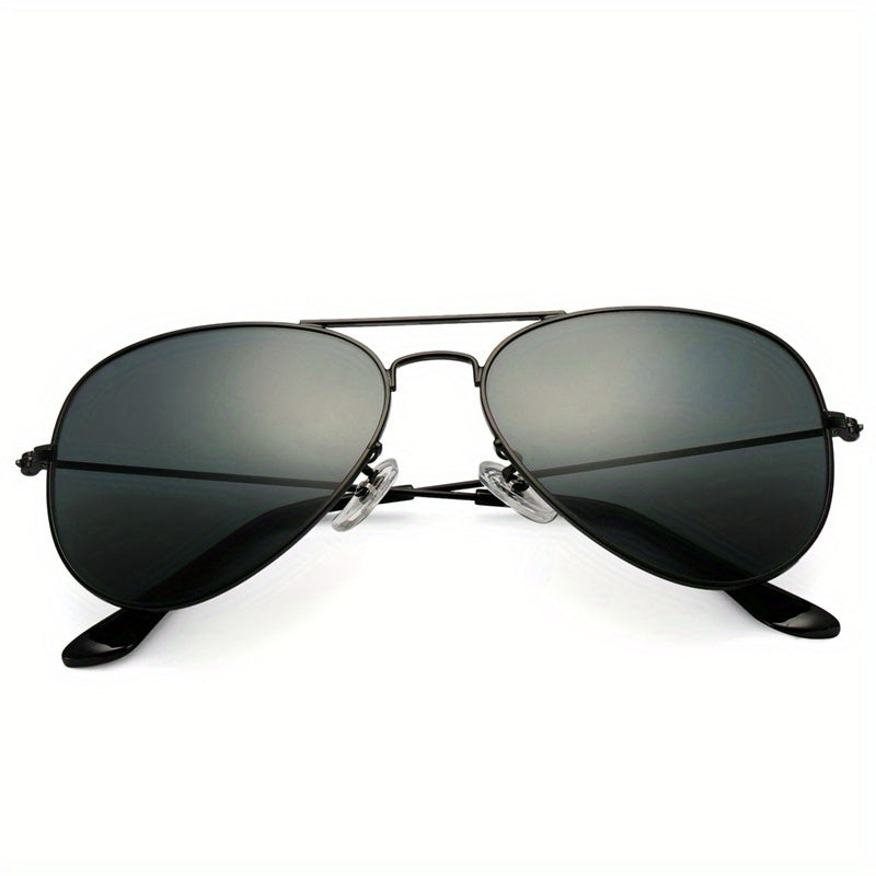 Aviator Sunglasses Men Metal Frame Retro Classic Military Pilot