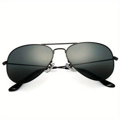 Aviator Sunglasses Men Metal Frame Retro Classic Military Pilot