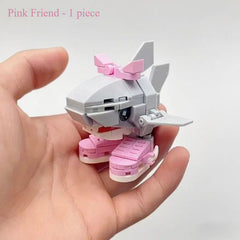 Shark Building Block Doll for Girls