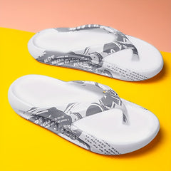 Men's Thong Sandals Casual Non Slip Flip flops Shoes For Indoor Outdoor Beach