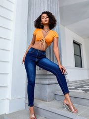High Rise Slim Fit Stretchy Skinny Jeans