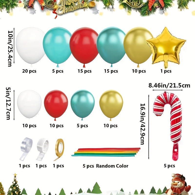 Pink Christmas Balloon Tree Ink Green Christmas Tree