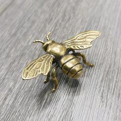 Brass Bee Small Ornaments Handcrafted Desk Decoration Gift