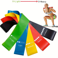 5pcs Yoga Stretching Rope Bands for Hip Lifting Body Training