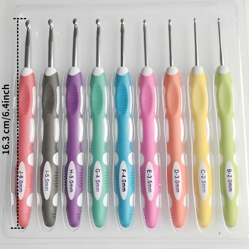 Ergonomic Crochet Hook Set Knitting Needle Sewing Accessory